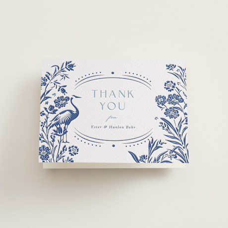 Letterpress Wedding Thank You Cards