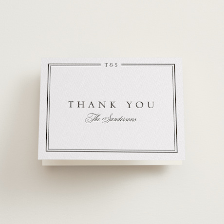 Letterpress Wedding Thank You Cards