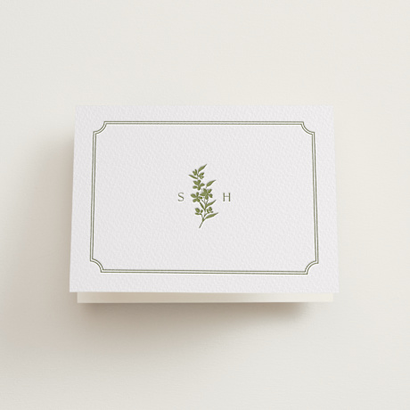 Letterpress Wedding Thank You Cards