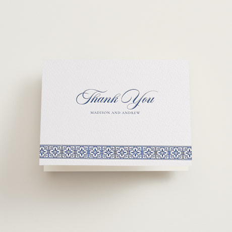 Letterpress Wedding Thank You Cards