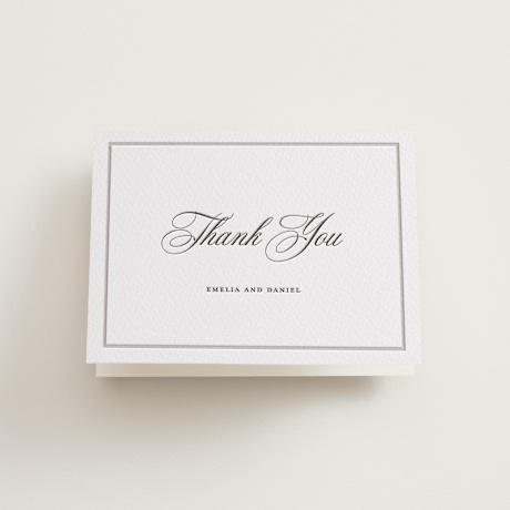 Letterpress Wedding Thank You Cards