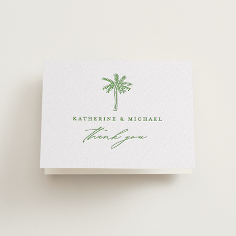 Letterpress Wedding Thank You Cards