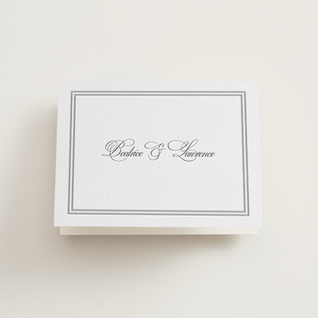 Letterpress Wedding Thank You Cards