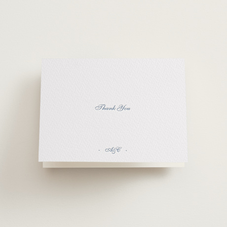 Letterpress Wedding Thank You Cards