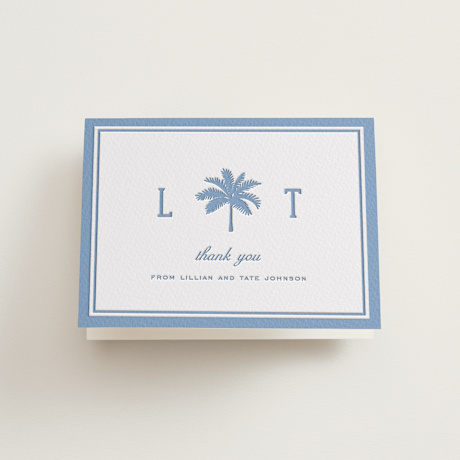 Letterpress Wedding Thank You Cards