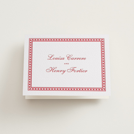 Letterpress Wedding Thank You Cards