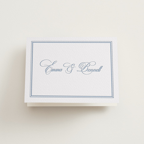 Letterpress Wedding Thank You Cards