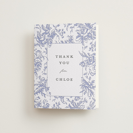 Letterpress Bridal Shower Thank You Cards