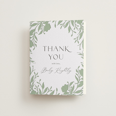 Letterpress Bridal Shower Thank You Cards