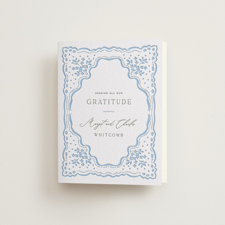 Letterpress Wedding Thank You Cards