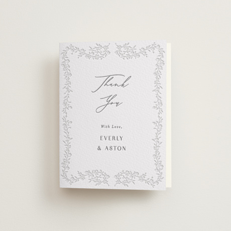 Letterpress Wedding Thank You Cards