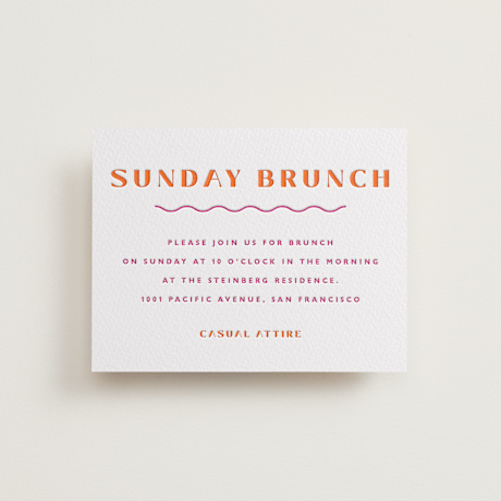 Letterpress Bar and Bat Mitzvah Direction Cards