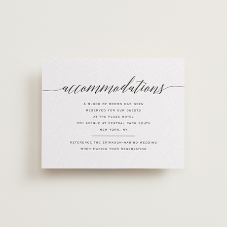 Letterpress Direction Cards