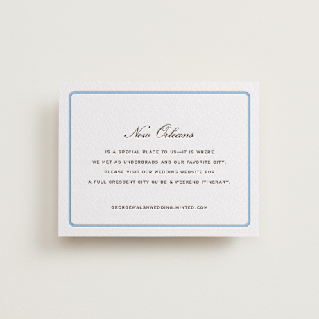 Letterpress Direction Cards