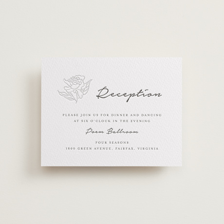 Letterpress Reception Cards