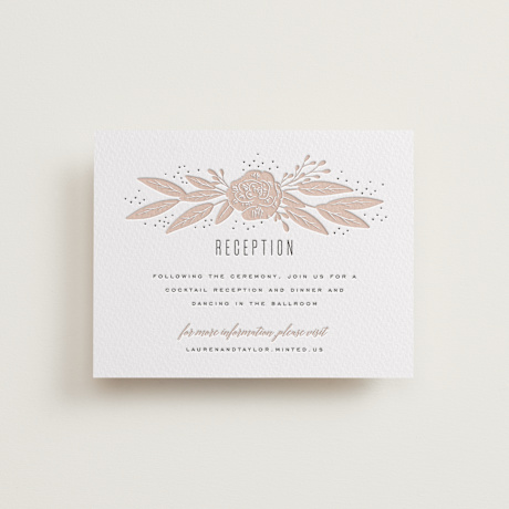 Letterpress Reception Cards