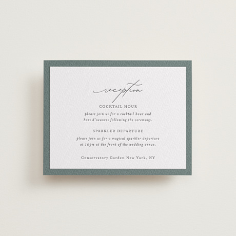 Letterpress Reception Cards