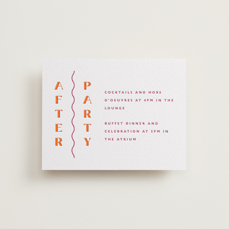 Letterpress Reception Cards