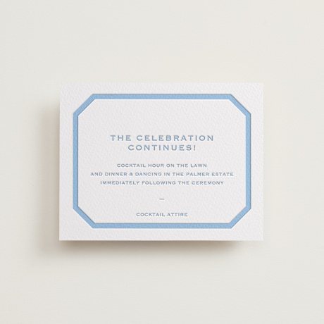 Letterpress Reception Cards