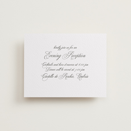 Letterpress Reception Cards