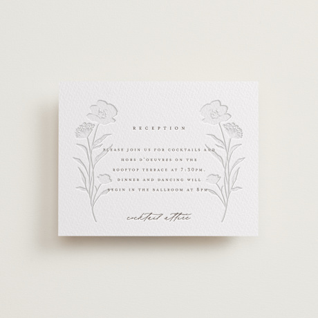 Letterpress Reception Cards
