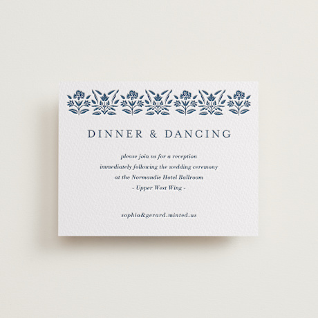 Letterpress Reception Cards