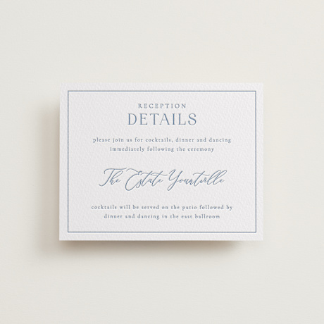 Letterpress Reception Cards