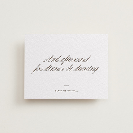 Letterpress Reception Cards