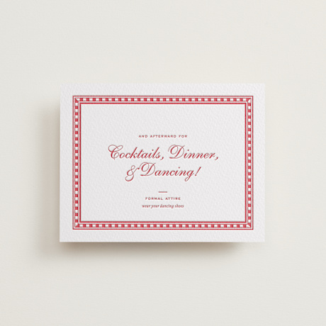 Letterpress Reception Cards