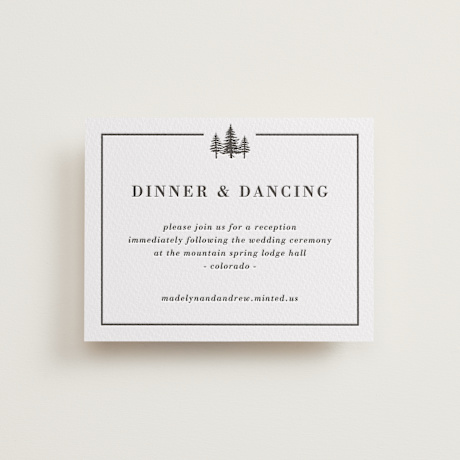 Letterpress Reception Cards