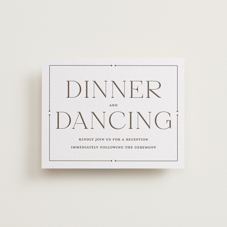 Letterpress Reception Cards