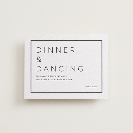 Letterpress Reception Cards