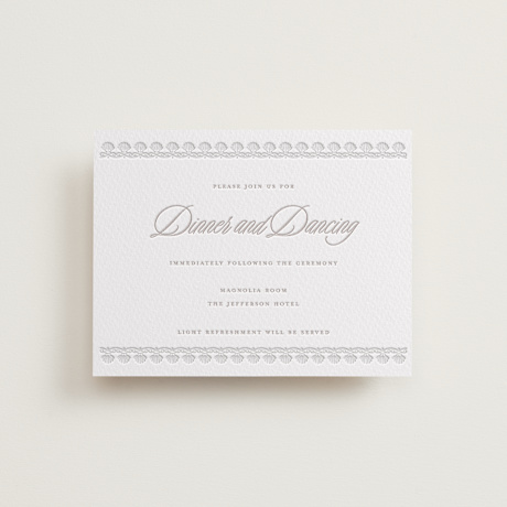 Letterpress Reception Cards
