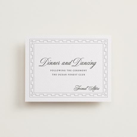 Letterpress Reception Cards