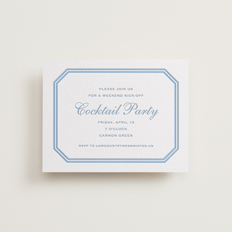 Letterpress Rehearsal Dinner Cards