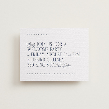 Letterpress Rehearsal Dinner Cards