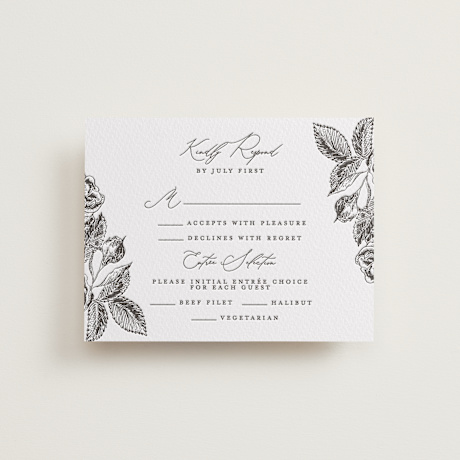 Letterpress RSVP Cards