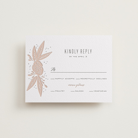 Letterpress RSVP Cards