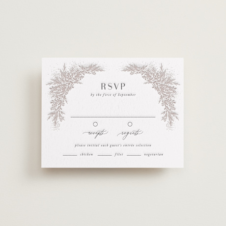 Letterpress RSVP Cards