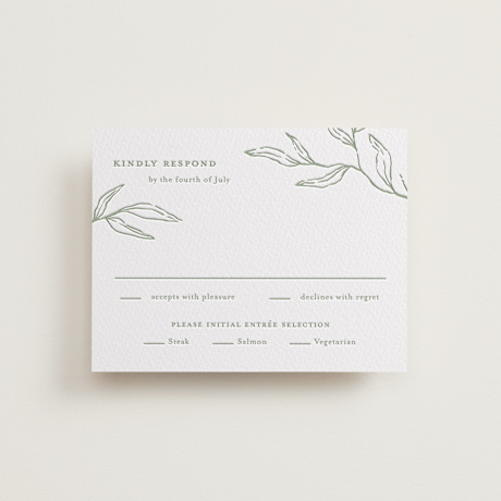 Letterpress RSVP Cards