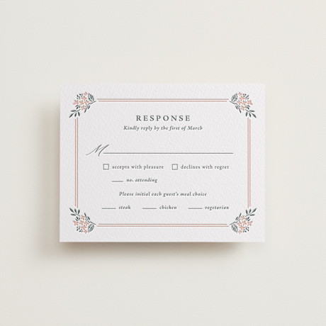Letterpress RSVP Cards