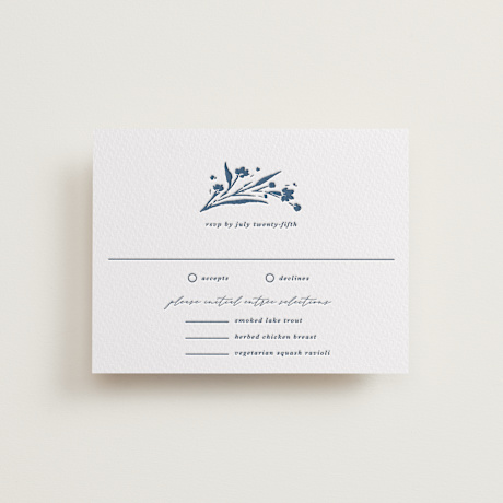 Letterpress RSVP Cards