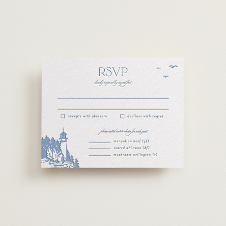 Letterpress RSVP Cards