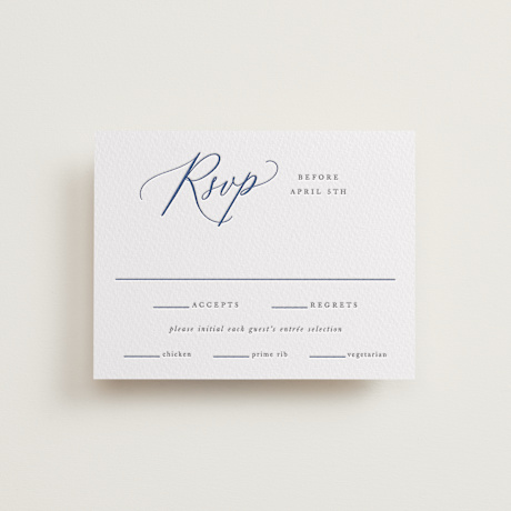 Letterpress RSVP Cards