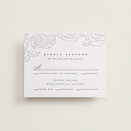 Letterpress RSVP Cards