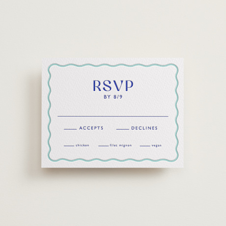 Letterpress RSVP Cards