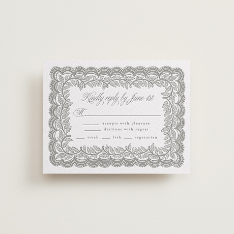 Letterpress RSVP Cards