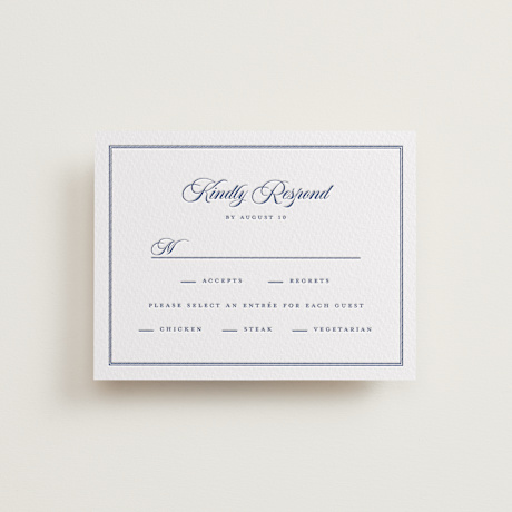Letterpress RSVP Cards