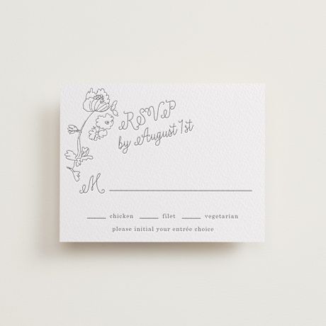 Letterpress RSVP Cards