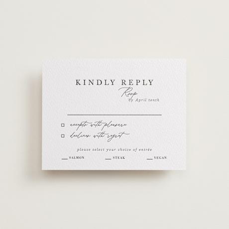 Letterpress RSVP Cards